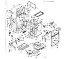 Kenmore 1066696223 cabinet parts diagram