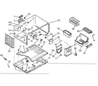 Kenmore 1066696243 freezer section parts diagram