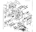Kenmore 1066696642 cabinet parts diagram
