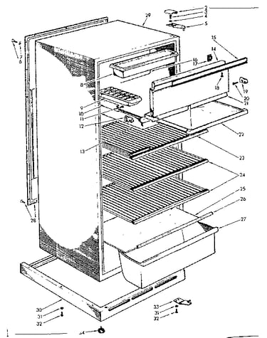 Cabinet parts