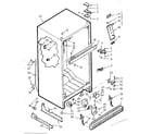 Kenmore 1067602200 cabinet parts diagram