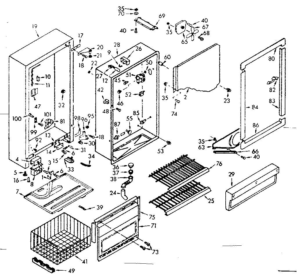Cabinet parts