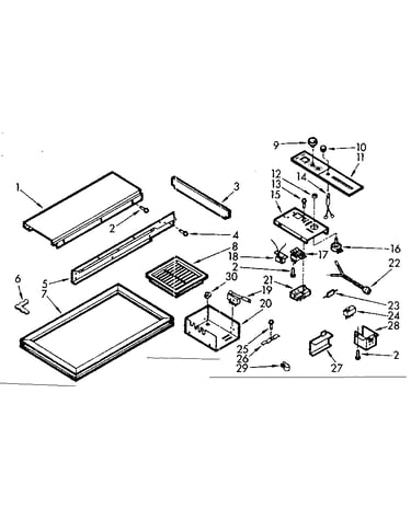 Top & control parts