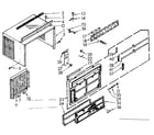 Kenmore 10669131 cabinet parts diagram