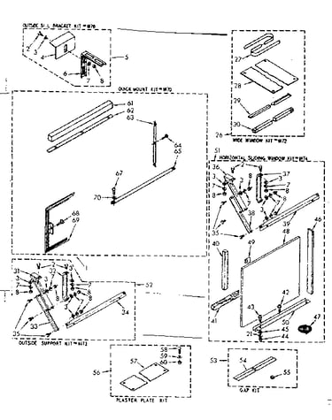 Accessory kit parts