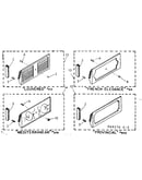 Accessory decorator panel kit parts