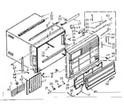 Kenmore 10669170 cabinet parts diagram