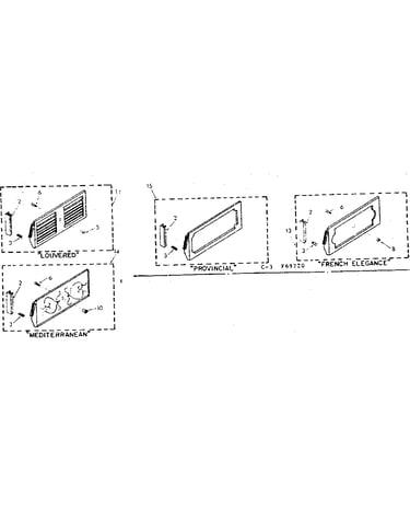 Accessory decorator panel kits