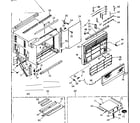 Kenmore 10669722 cabinet parts diagram