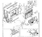 Kenmore 10669730 cabinet parts diagram