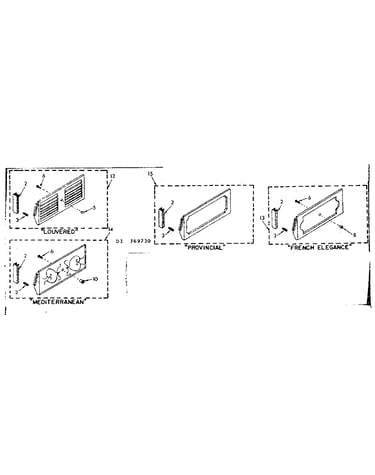 Accessory decorator panel kits