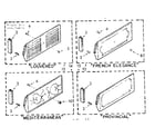Kenmore 10670070 accessory decorator panel kit parts diagram
