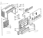 Kenmore 10670080 cabinet parts diagram