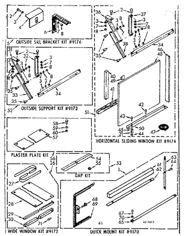 Accessory kit parts