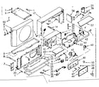 Kenmore 10670100 air flow parts diagram
