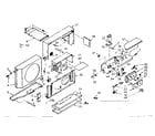 Kenmore 10670140 air flow parts diagram