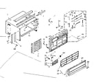 Kenmore 10670140 cabinet parts diagram