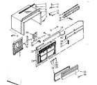 Kenmore 10670151 cabinet parts diagram