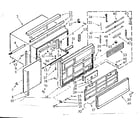 Kenmore 10670160 cabinet parts diagram