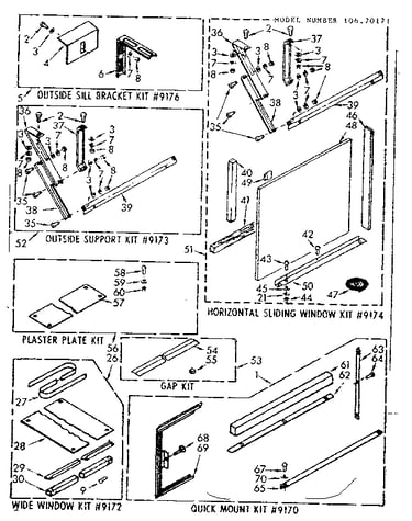 Accessory kit parts