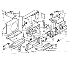 Kenmore 10670210 air flow parts diagram
