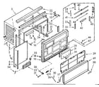 Kenmore 10670210 cabinet parts diagram