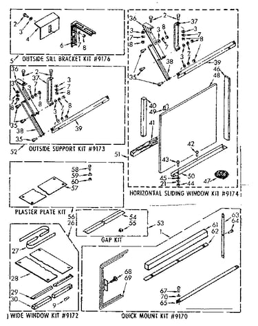 Accessory kit parts