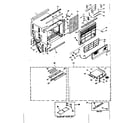 Kenmore 10670220 cabinet parts diagram