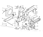 Kenmore 10670220 air flow parts diagram