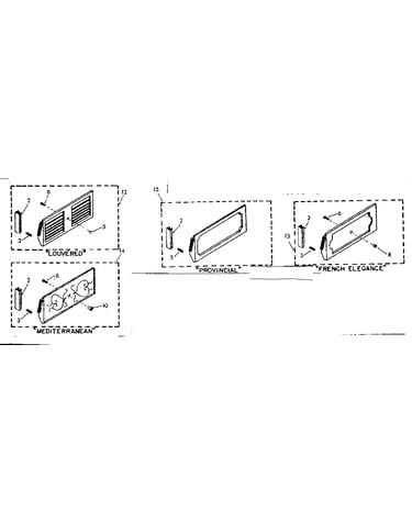 Accessory decorator panel kits