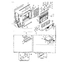 Kenmore 10670221 cabinet parts diagram
