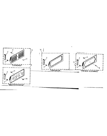 Accessory decorator panel kits