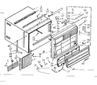 Kenmore 10670280 cabinet parts diagram