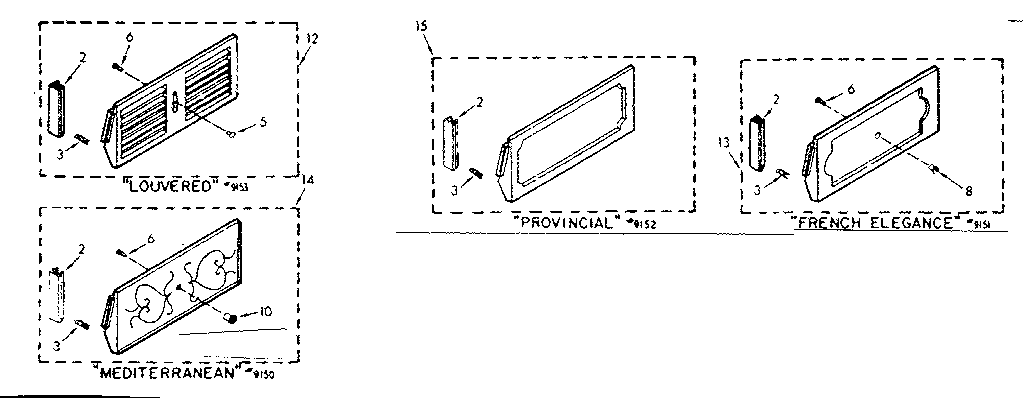 Accessory decorator panel kit