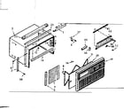 Kenmore 10670600 cabinet parts diagram