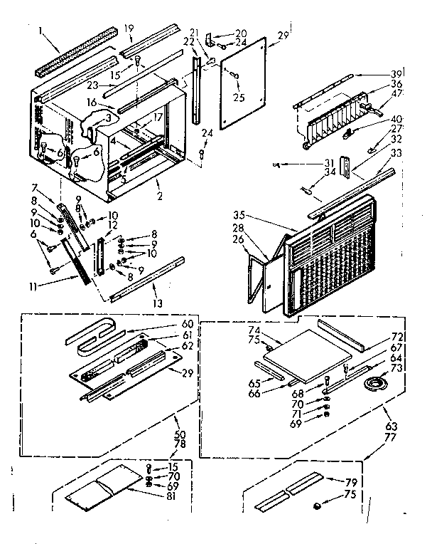 Cabinet parts