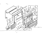 Kenmore 10670700 cabinet parts diagram