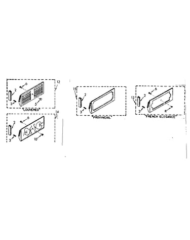 Accessory decorator panel kits