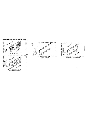 Accessory decorator panel kits
