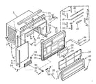 Kenmore 10670770 cabinet parts diagram