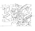 Kenmore 10670780 air flow parts diagram