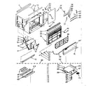 Kenmore 10670800 cabinet parts diagram