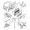 Kenmore 10670800 cabinet parts diagram