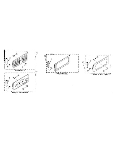 Accessory decorator panel kits
