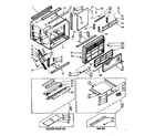 Kenmore 10670802 cabinet parts diagram