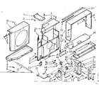 Kenmore 10670802 air flow parts diagram