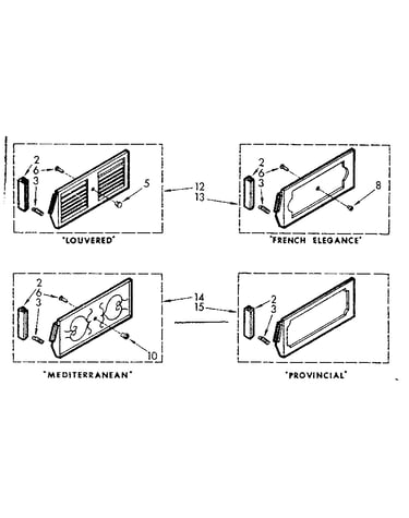 Accessory decorator panel kits