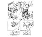 Kenmore 10670810 cabinet parts diagram