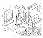 Kenmore 10670810 air flow parts diagram