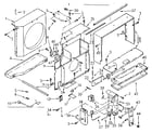 Kenmore 10670820 air flow parts diagram